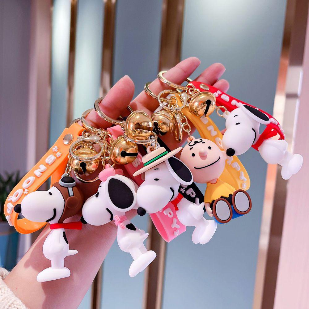 LANFY Móc Chìa Khóa Xe Hơi Hình Chú Chó Charlie Đáng Yêu