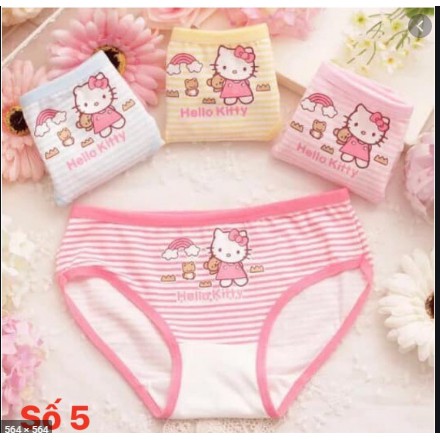 Bán lẻ 1 chếc quần chip tam giác cotton cho bé gái ( giao ngẫu nhiên )