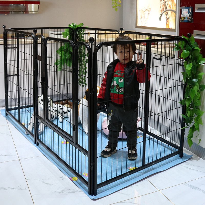 [ XẢ KHO ] Quây Sắt 6 Tấm Sơn Tĩnh Điện Cho Thú Cưng Kích Thước 70x80cm