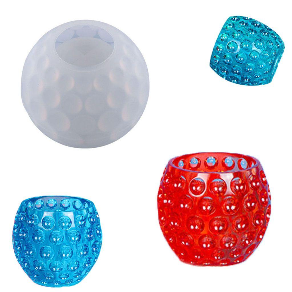 YIYU Khuôn Silicone Làm Nến Sáp DIY Sáng Tạo Tiện Dụng