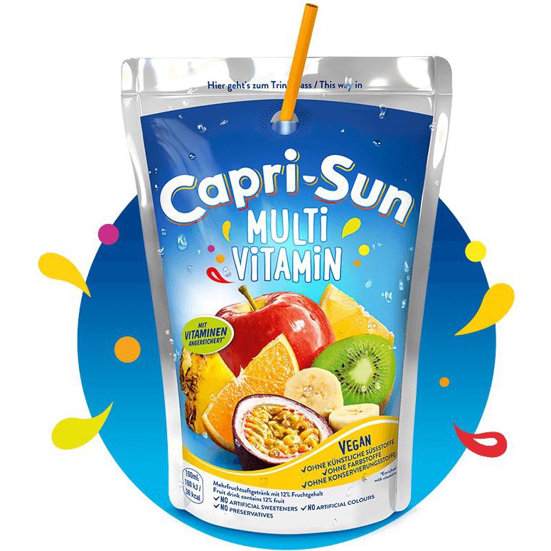 (5 vị) Nước trái cây Capri-Sun gói 200ml