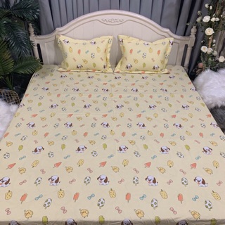 Ga gối cotton Trần chun