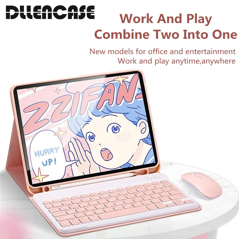 Dllencase Bao da máy tính bảng thích hợp cho iPad 2019 2020 10.2 7/8/9 Mini 6 Air 2 3 4 10.5 10.9 Pro 9.7 2021 11 2017 2018 9.7 5