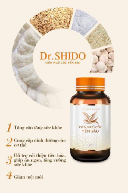 NGŨ CỐC TĂNG CÂN YẾN SÀO SHIDO