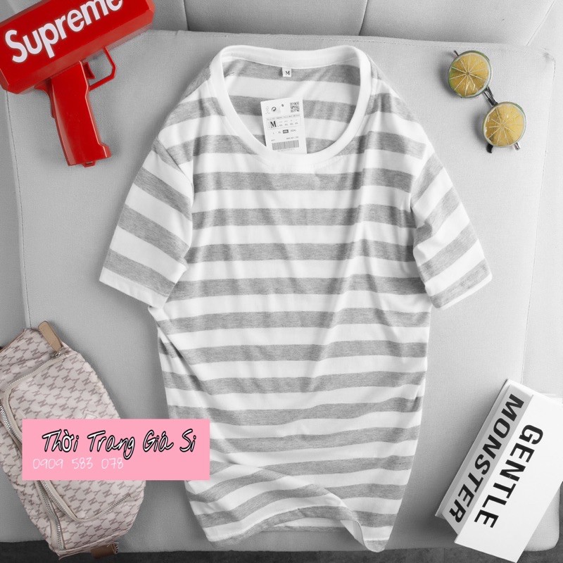 [SALE LỚN]Áo Thun Nam Đẹp Thời Trang Áo Phong Lính Sọc Kẻ Cao Cấp Cotton 100% Cực Mát, Co Giãn 4 Chiều | BigBuy360 - bigbuy360.vn