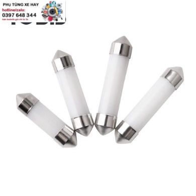 Bóng đèn LED - Yobis 2 đui  gắn trần xe ' nội thất &  biển số ' ô tô - xe hơi  '31mm tới 41mm