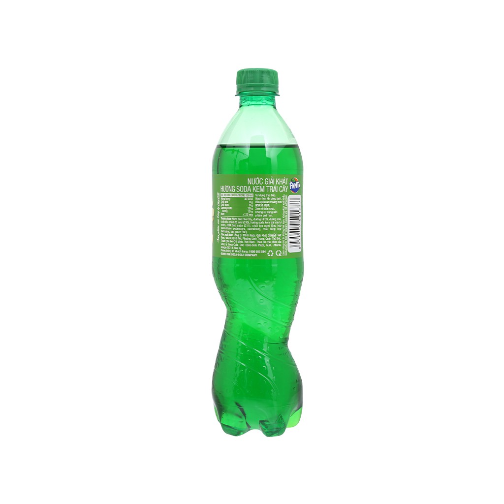 Thùng 24 chai nước ngọt Fanta hương Soda Cream 600ml - Vị Soda kết hợp với Kem tươi - Hương trái cây cực sảng khoái