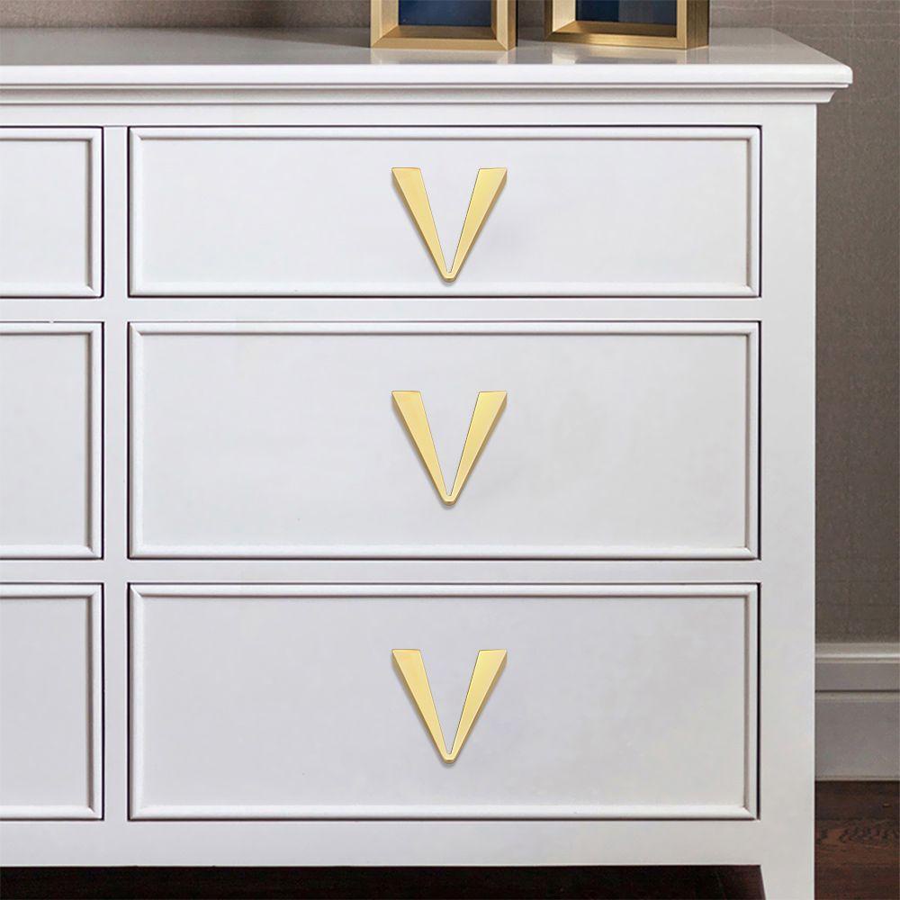 Tay Nắm Cửa Tủ Bếp Hình Chữ V Thiết Kế Đơn Giản