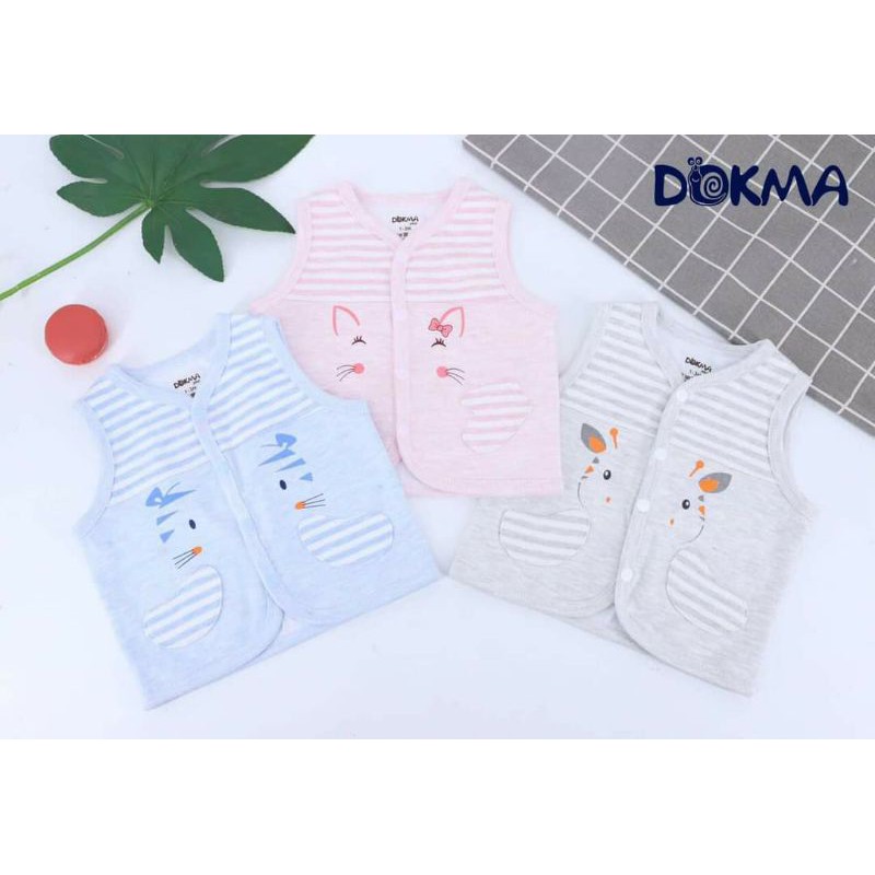 Áo ghile kẻ ngang Dokma