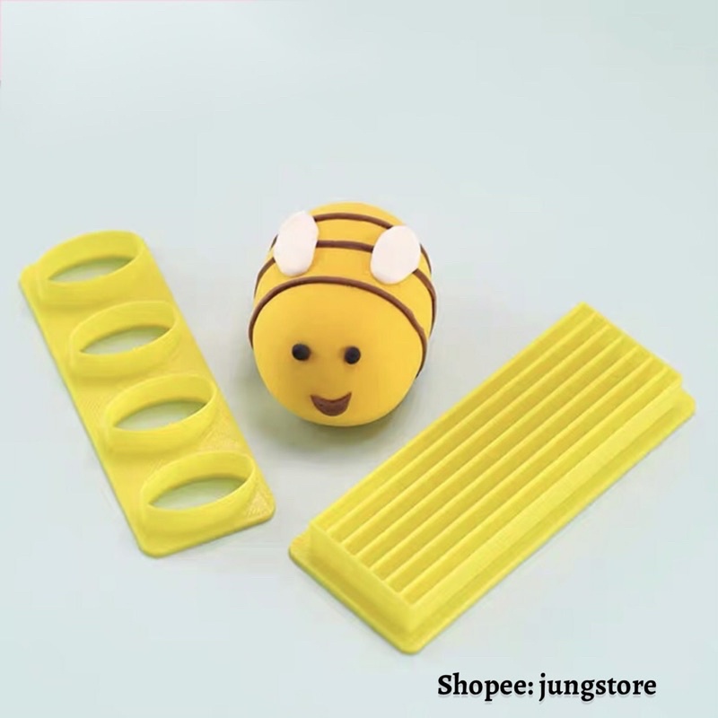 Khuôn bánh tạo hình con ong làm bánh bao, bánh trôi, fondant, đất sét M426