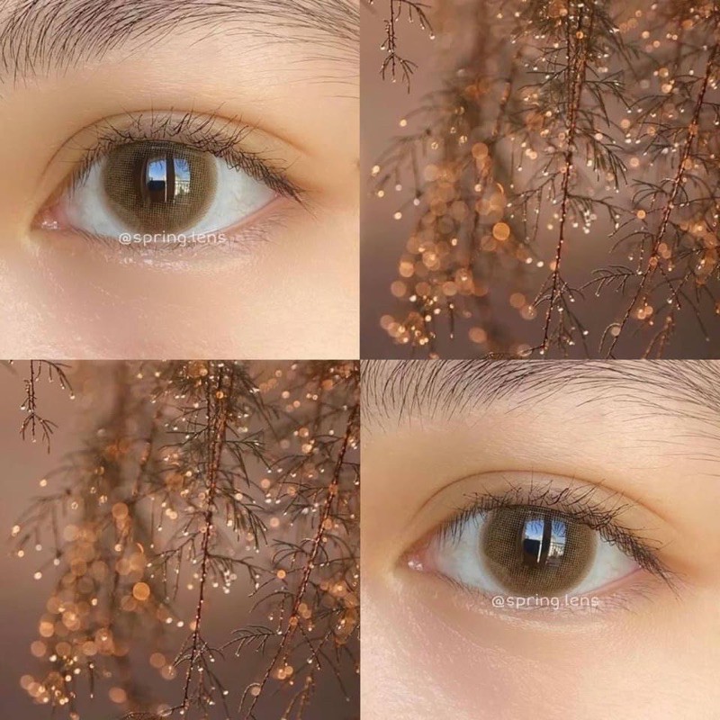 Kính Áp Tròng Brown - Lens Nâu Tây 10 Mẫu Hot ( Note Độ Cận Ở Ghi Chú)