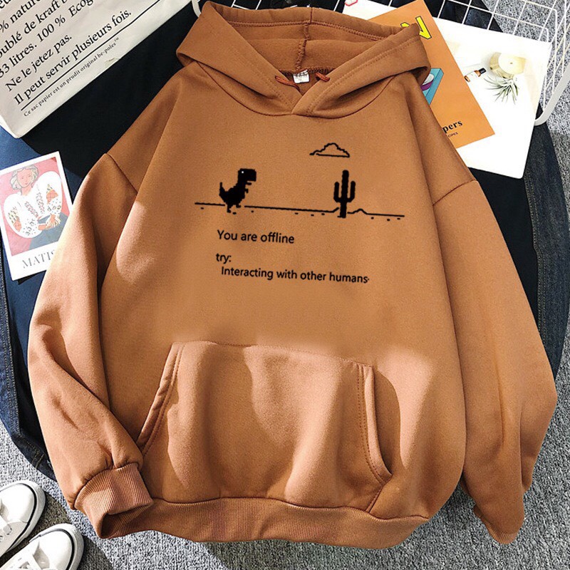 ÁO HOODIE UNISEX IN HÌNH DỄ THƯƠNG