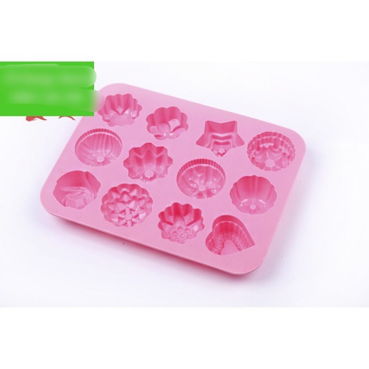 KHUÔN THẠCH SOCKHUÔN THẠCH SOCOLA SILICON HOA SAO TIM CỠ TO 12 VIÊNOLA SILICON HOA SAO TIM CỠ TO 12 VIÊN - Cao cấp