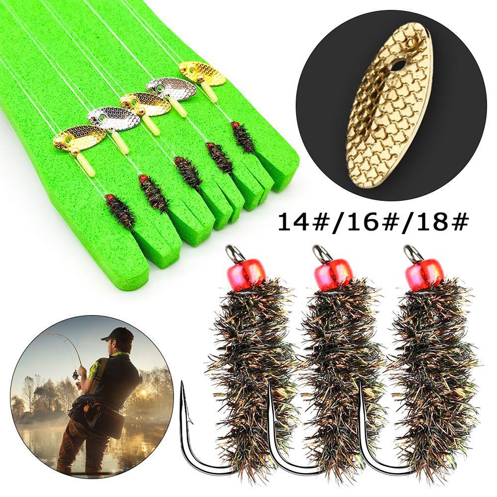SUYO Bộ Dây Móc Câu Cá Nano Nhân Tạo 14 # 16 # 18 #