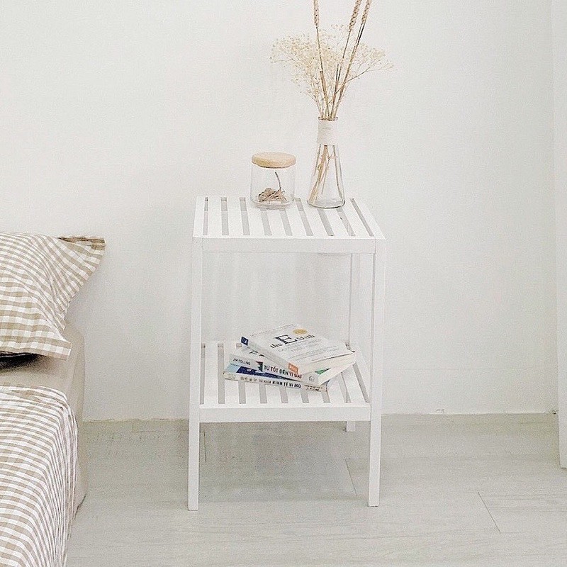 KỆ ĐẦU GIƯỜNG MÀU TRẮNG - KỆ TAB ĐẦU GIƯỜNG | BigBuy360 - bigbuy360.vn