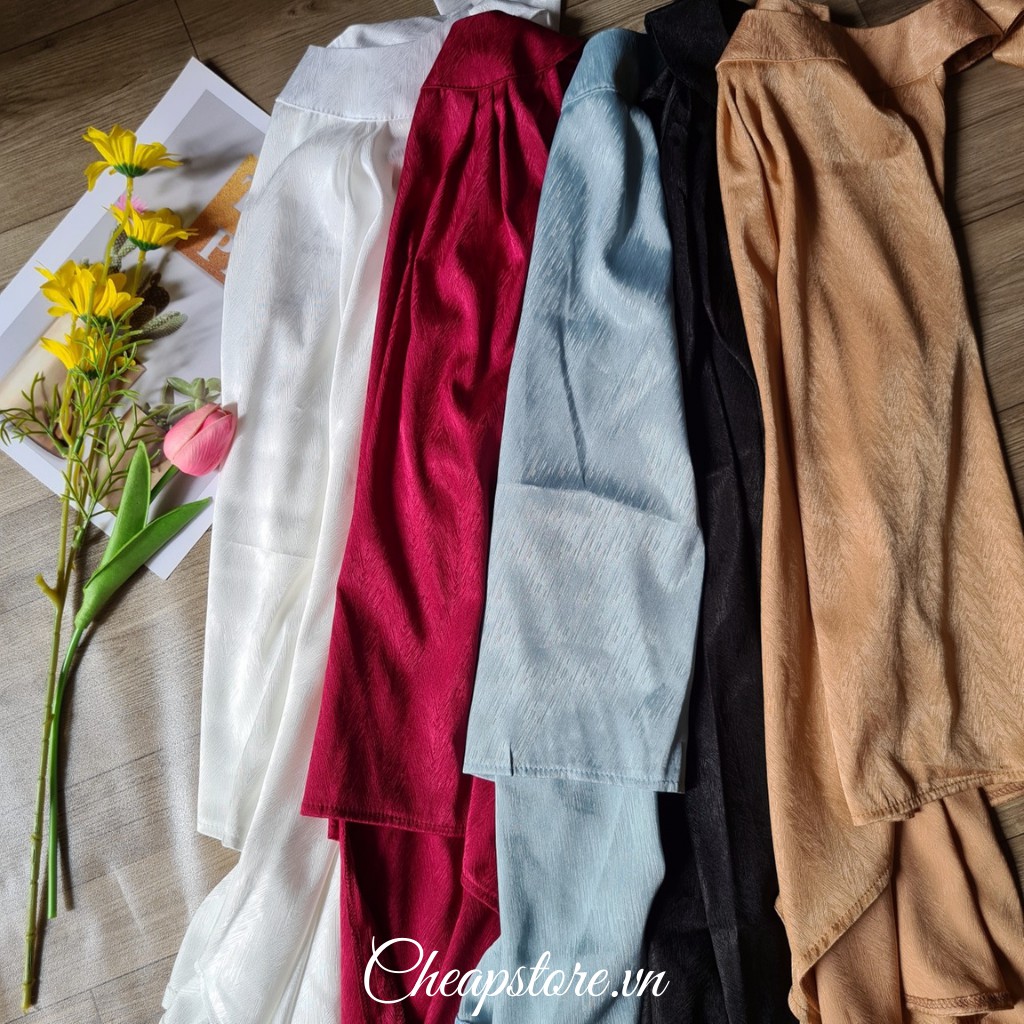 Áo Yếm Lụa Nơ hàng thiết kế sang trọng 👚 Áo Lụa Yếm tằm babydoll loại 1 không nhăn nhàu hottrend 2021 A007 | BigBuy360 - bigbuy360.vn