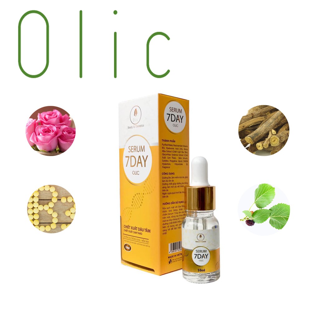 Serum truyền trắng da 7 ngày olic, Huyết thanh 7days olic