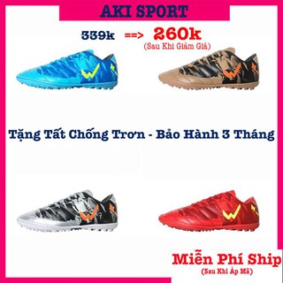 [Ảnh Tự Chụp] [Tặng Tất chống trơn] Giày Đá Bóng Wika Army Đủ Màu siêu chất