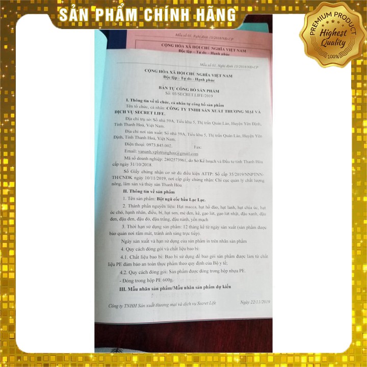 Ngũ cốc bầu siêu dinh dưỡng Lạc Lạc giảm ốm nghén, giúp xương của bé phát triển toàn diện, vào con nhiều hơn vào mẹ