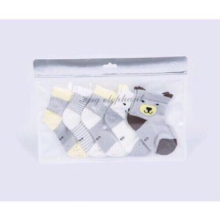 Sét 5 đôi tất lưới cao cổ cho bé