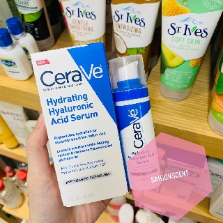 Tinh chất dưỡng ẩm Cerave Hydrating Hyaluronic Acid Serum ( 30mL )