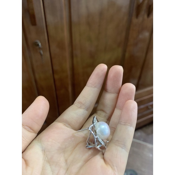 Bộ mặt dây chuyền và bông tai hoa ngọc đẹp sang trọng dự tiệc NGỌC MẬU