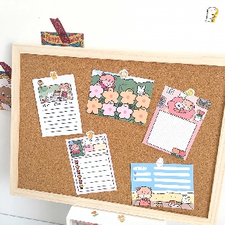 [Hàng có sẵn] Giấy note Cô bé và thỏ trắng