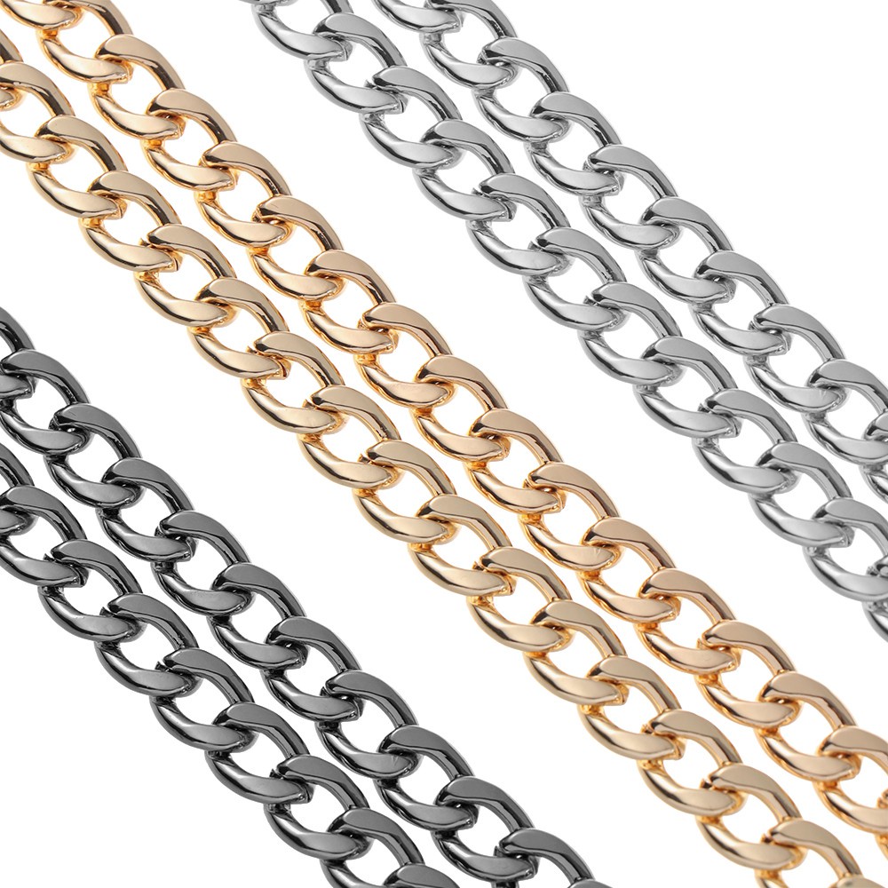 Chuỗi xích thay thế bằng nhôm siêu nhẹ nhiều màu lựa chọn thời trang cho túi nam nữ