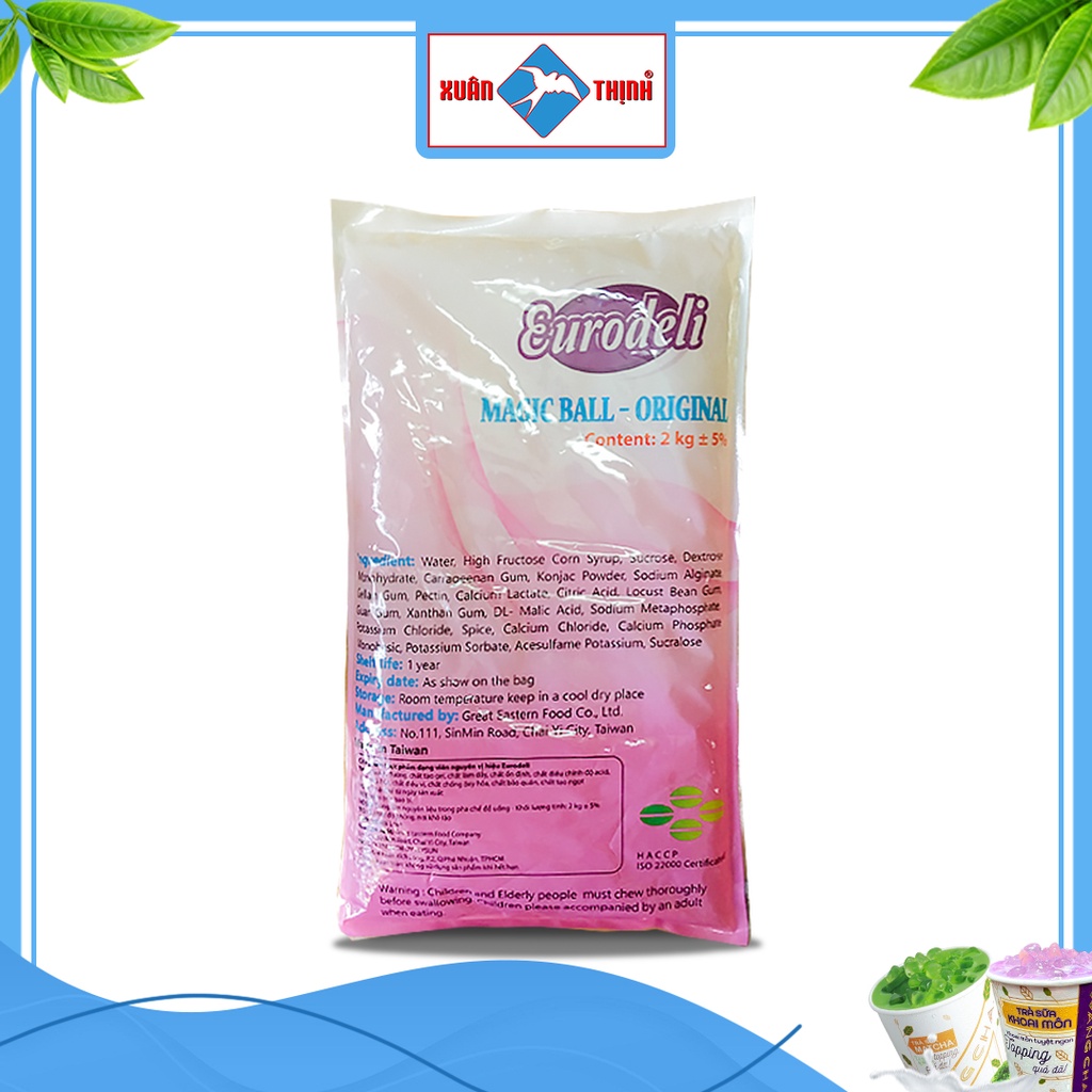 Trân Châu 3Q Trắng - Eurodeli 2KG