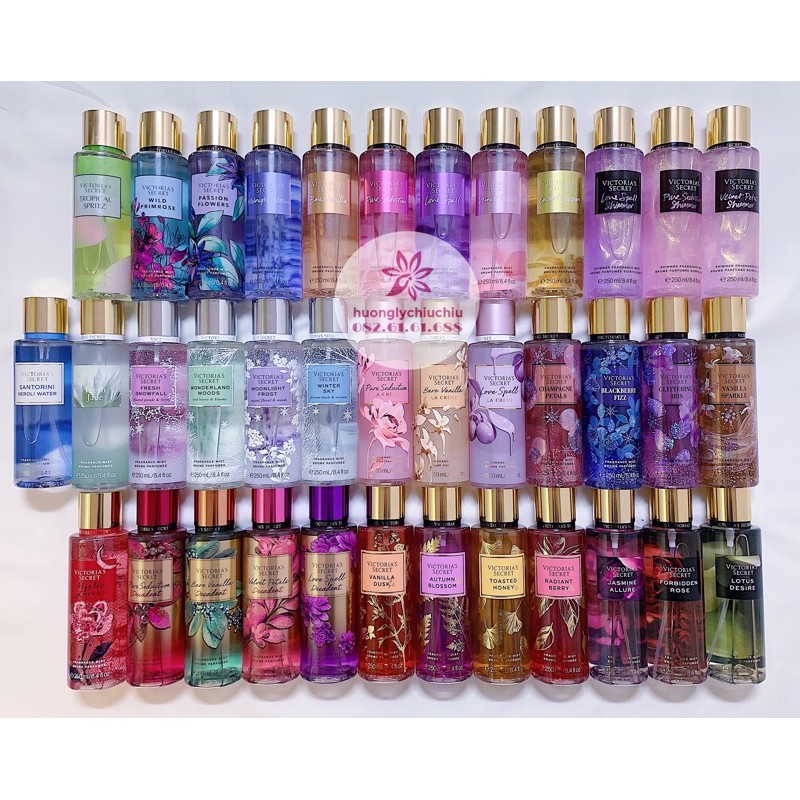 [link1]Bodymist xịt thơm toàn thân Victoria's secret 250ml