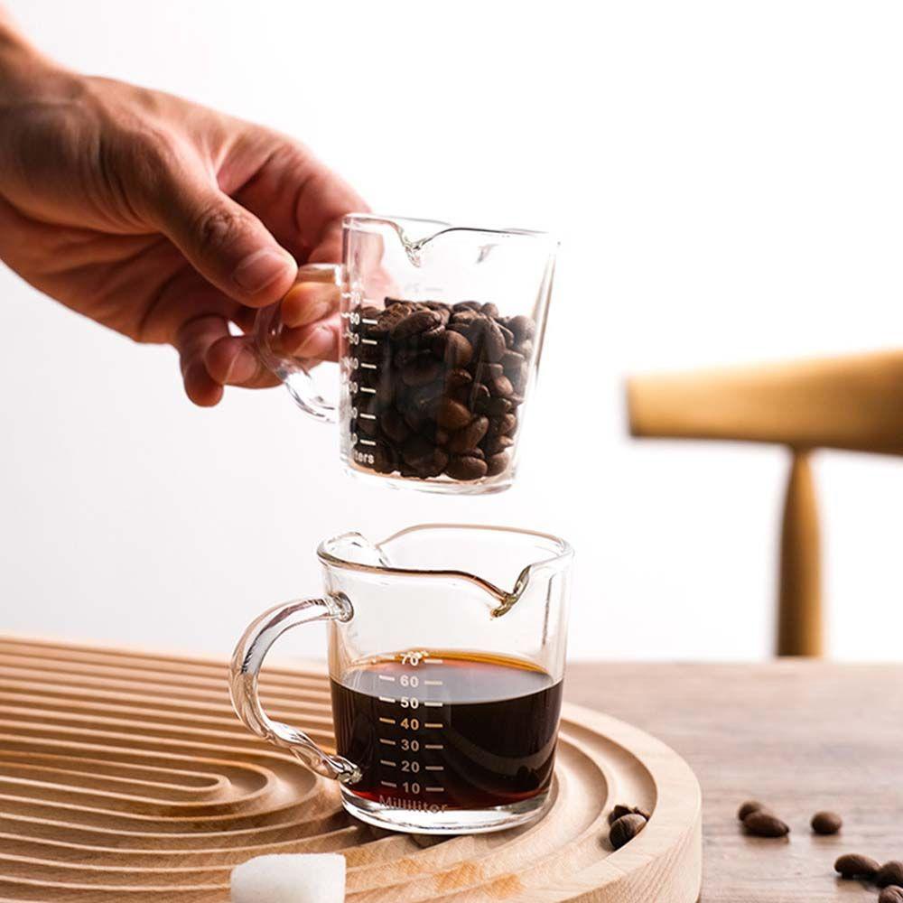 Cốc Thủy Tinh Chịu Nhiệt 70ml Dùng Để Pha Cà Phê Espresso / Sữa