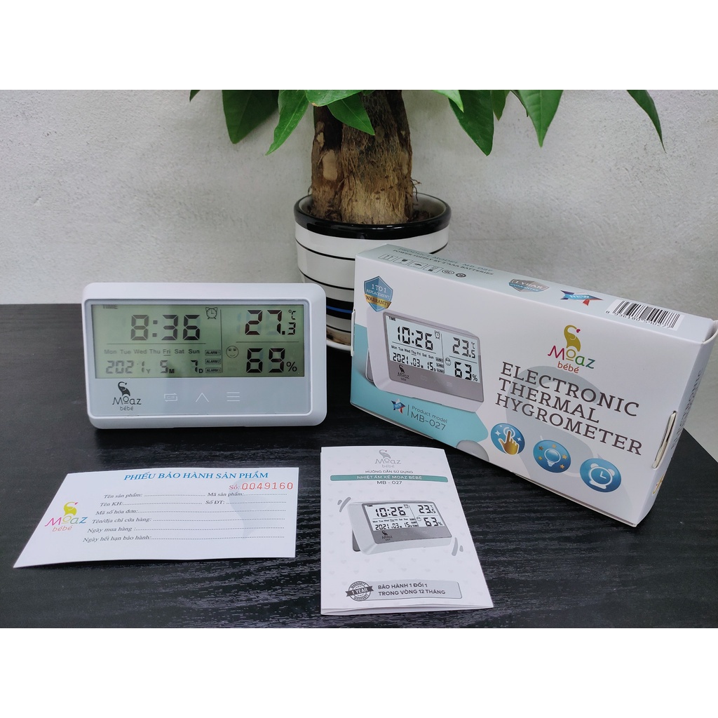 Nhiệt Ẩm Kế Moaz Bébé MB-027