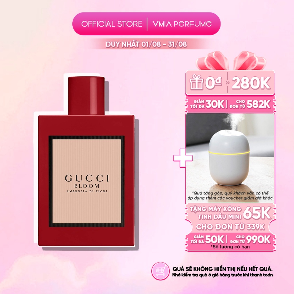 Nước hoa Nữ Gucci Bloom Ambrosia di Fiori EDP mẫu thử 2ml 5ml 10ml