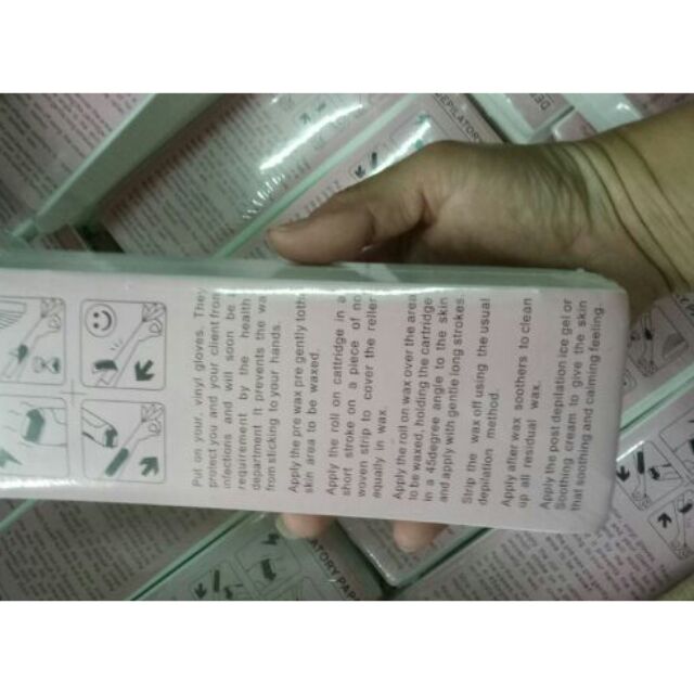 combo 2 Hộp giấy nhám wax lông cao cấp ( hộp 100 tờ)