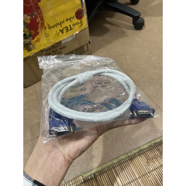Dây cáp vga dài 1,5m loại tốt new