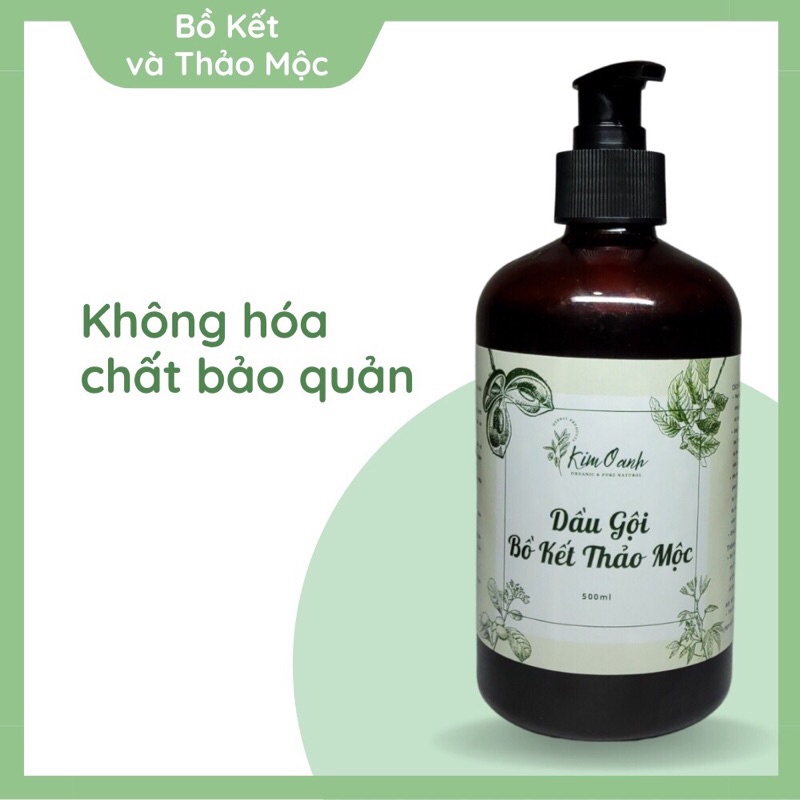 DẦU GỘI BỒ KẾT (500ml) DẦU GỘI THẢO MỘC 100% THIÊN NHIÊN - ĐÁNH BAY GÀU, NGỨA, GIÚP TÓC CHẮC KHOẺ, GIẢM GÃY RỤNG | BigBuy360 - bigbuy360.vn