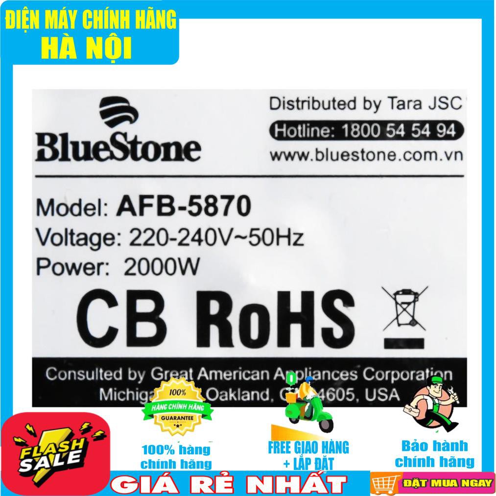 Nồi chiên không dầu Bluestone 5 Lít AFB5870