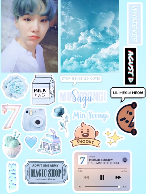 Sticker BTS - Sticker BTS aesthetic | BigBuy360 - bigbuy360.vn