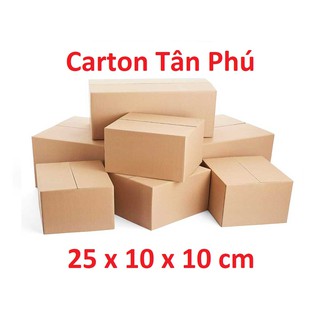 25x10x10 cm - 20 hộp carton siêu rẻ
