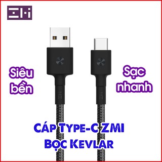 [Hỏa Tốc HCM] Cáp ZMI Type C bọc sợi Kevlar ( 30cm , 1 mét , 2 mét )