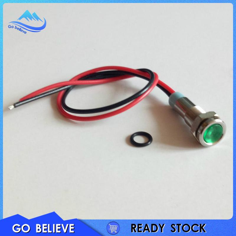 Bảng Đèn Led Cảnh Báo Bằng Kim Loại 220v 6mm Màu Đỏ Cho Xe Hơi | BigBuy360 - bigbuy360.vn
