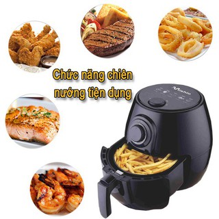 Nồi chiên không dầu mishio mk-01 dung tích 3.8 lít, công suất lớn 1400 w lh ngay ạ