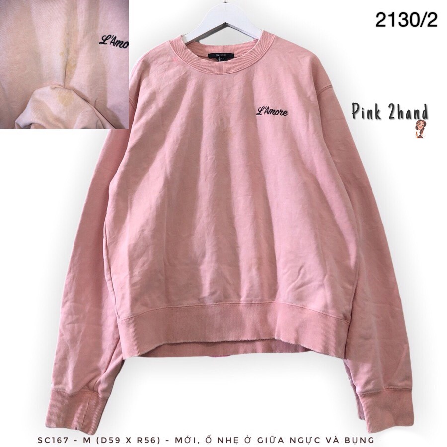 Áo Sweater nữ, nam 2hand, chất dày, size XL/XXL - 0412-2