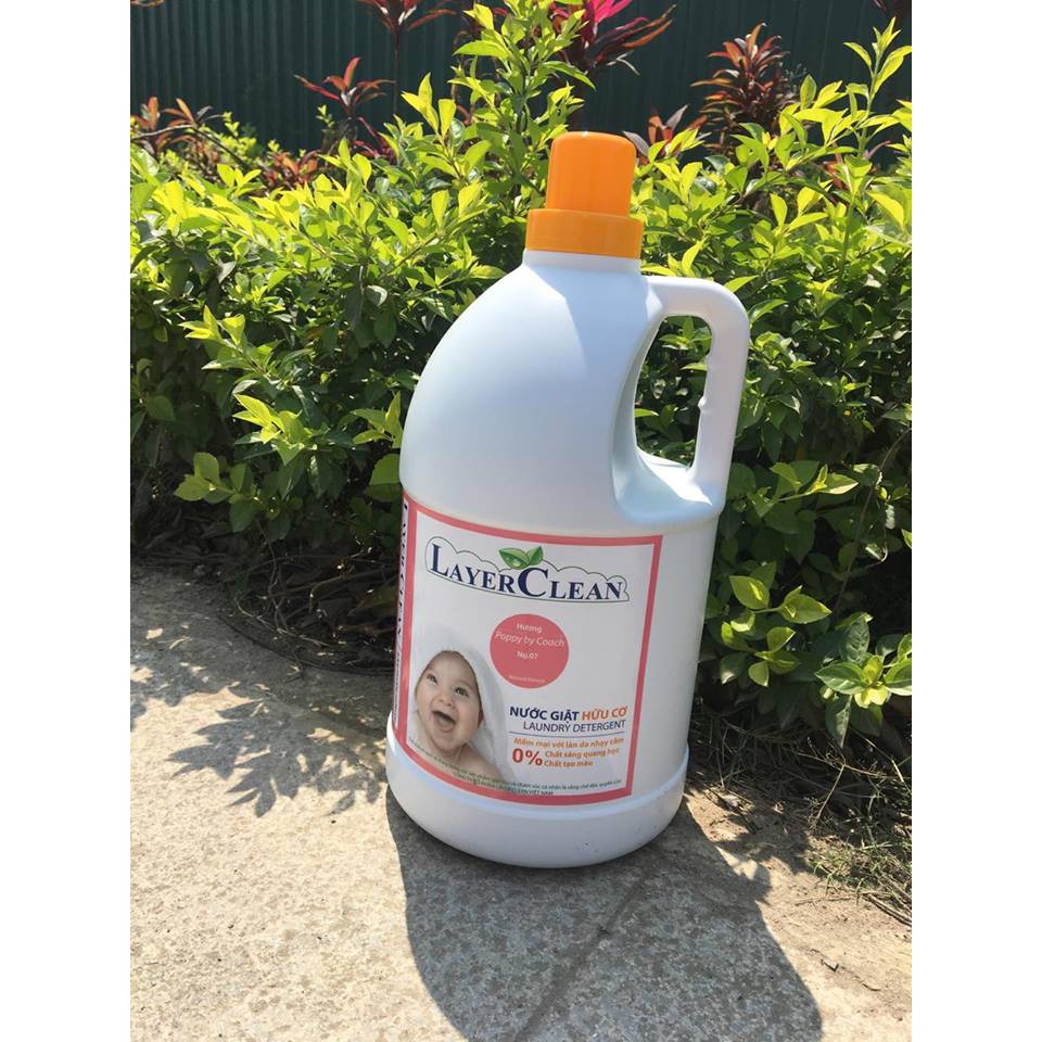 Nước giặt hữu cơ Layer Clean Baby 4l