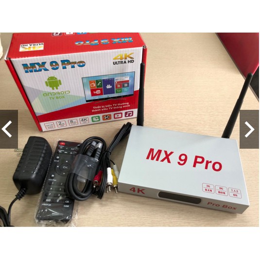 Tivibox MX9 Pro RAM 2GB - TẶNG KÈM PIN DỰ PHÒNG XIAOMI 10.000mAh