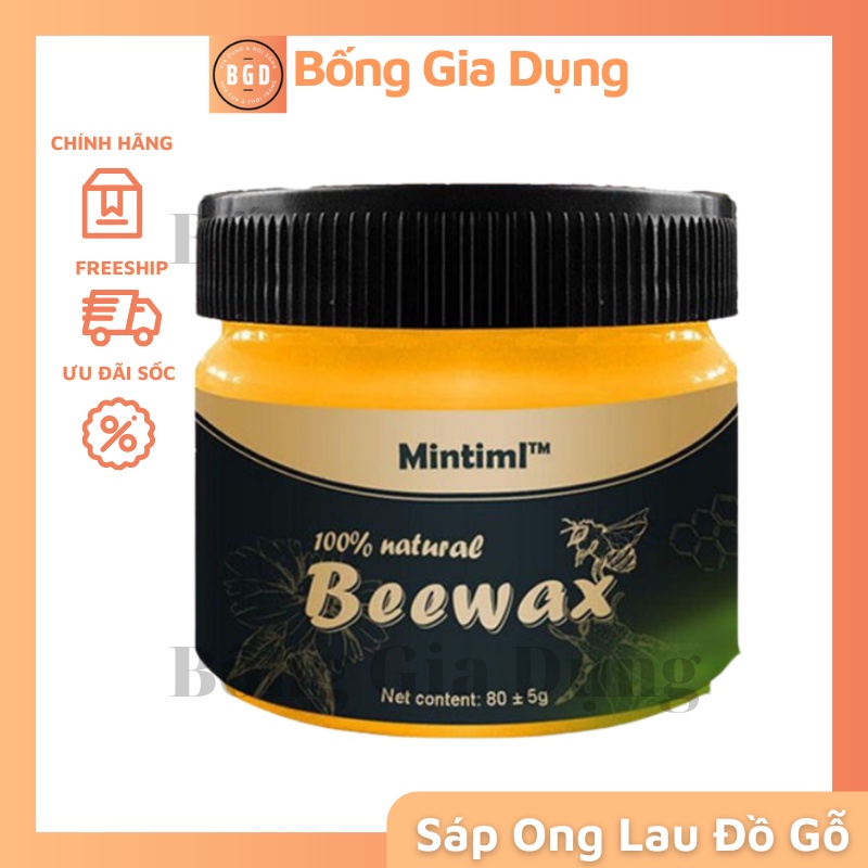 Combo 2 Lọ Sáp Ong Beewax Đánh Bóng Sàn Gỗ Đồ Gỗ-Bàn Ghế Cho Gia Đình