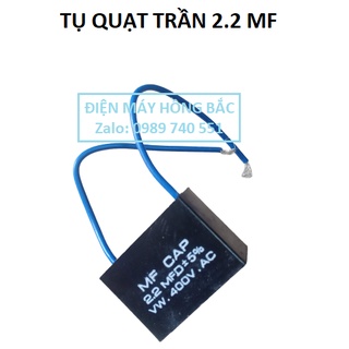 10 tụ điện 2.2mf 400VAC - Dùng cho quạt và các thiết bị điện khác