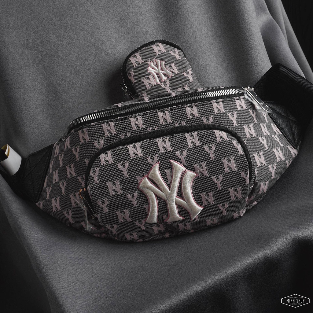 [CHÍNH HÃNG] TÚI BAO TỬ MLB Jacquard Cross Bag New York Yankees MONOGRAM - *LIGHTING* - 32BGCA011-50L