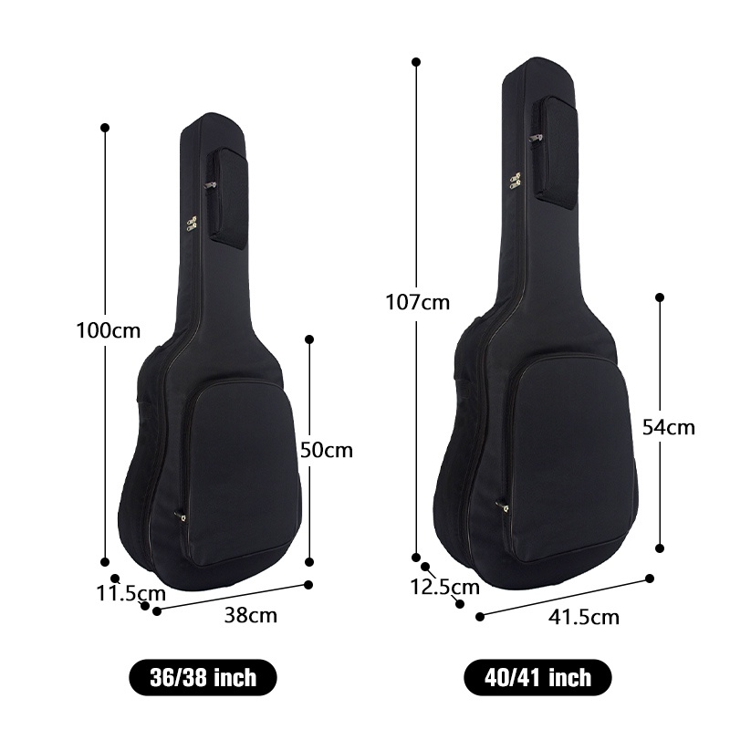 Túi Đựng Đàn Guitar Cổ Điển Bằng Cotton Dày Dặn 36/38 Inch 40/41 Inch Kèm Dây Đeo Vai Tiện Dụng