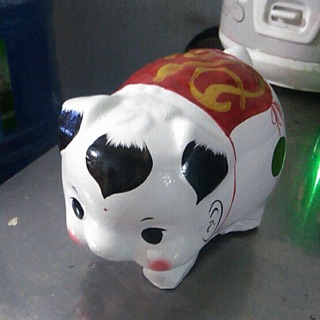 Heo đất handmade Hồng Hà Nhi size M 